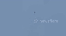 Burmese helicopter patrols Thai border amid heavy gunfire