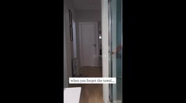 Helpful Dog Brings Owner a Towel