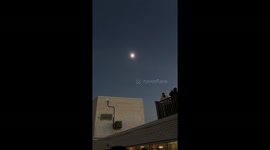 Total Eclipse Brings Midday Sunset To Montreal