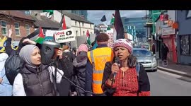 UK: People protested in support of Palestine