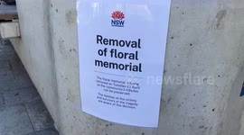 Flowers and tributes removed by Waverley Council 10 days after 6 killed in stabbing attack in Sydney
