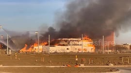 Canada: Fire Destroys Historic Airport Hangar In Edmonton