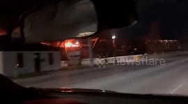 Canada: Train Catches Fire As It Travels Through Downtown London, Ontario 3