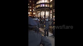US: Multiple Arrested At Pro-Palestine Protest Outside NYU Stern School Of Business 4