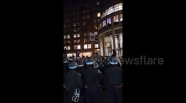 US: Multiple Arrested At Pro-Palestine Protest Outside NYU Stern School Of Business 3