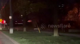 Canada: Train Catches Fire As It Travels Through Downtown London, Ontario 2