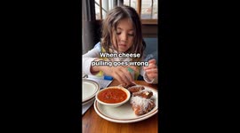 Child's soup mishap doesn't deter appetite in adorable foodie video