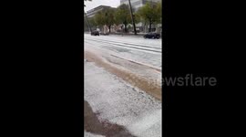 Spain: Intense Hailstorm Hits Parts Of Catalan
