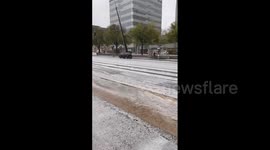 Intense hailstorm batters parts of Catalonia