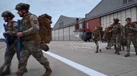 USA: Boarding C-17 en route to Sentry Unicorn