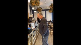 Alec Baldwin smacks phone of protester demanding actor say 'free Palestine'