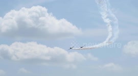 USA: Two Warbird Thunder Flying Team Perform at The Charleston Airshow 2024