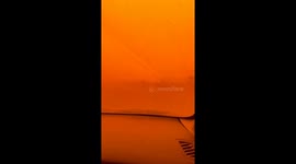 Massive sand storm in Libya's Derna turns city in Red