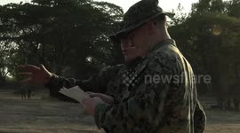 Philippines: U.S. Marines Establish Camp Aquino Base