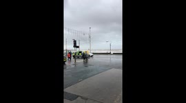 Terrible Weather Dampens English Holiday
