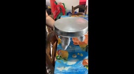 Attempt to Unmold Pudding Does Not Go as Planned