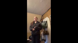 Giant Cat Asks to Be Picked Up