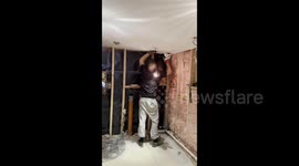 Ceiling Collapses During Bathroom Renovation