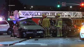 USA: Traffic Collision With Injuries in Santa Clarita, LA