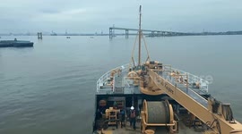 USA: Coast Guard sets buoys in in preparation for opening of limited access channel
