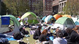 Gaza Solidarity Encampment At Columbia University