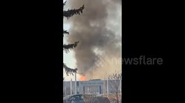 Canada: Fire Destroys Historic Airport Hangar In Edmonton 3