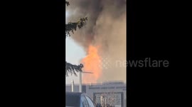 Canada: Fire Destroys Historic Airport Hangar In Edmonton 2