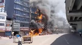 Massive fire breaks out in Indian hotel, killing 3 and injuring 15