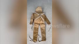 80-year-old found rare D-Day paradummy - and mistook it for a scarecrow