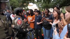 USA: Texas students, police stand-off amid passionate demonstrations calling for Gaza ceasefire