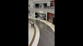 Floodwater makes fashion avenue in Dubai Mall a no-go zone