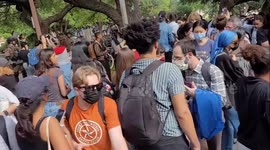 US: Dozens Arrested At Pro-Palestinian Protest At UT Austin 8