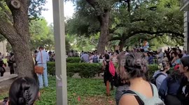 US: Dozens Arrested At Pro-Palestinian Protest At UT Austin 7