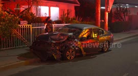 USA: 1 Dead 1 Injured in Multi-Vehicle Crash in Vermont Square, LA