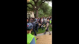 Pro-Palestinian Protesters Arrested at UT-Austin