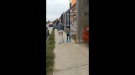 Badly Teaching Nephew How To Skate