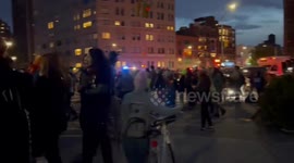 USA: Arrests begin as people protest to stop arming Israel in Brooklyn, NY
