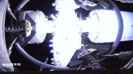 China's Shenzhou-18 manned spaceship docks with space station combination