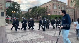 University of Southern California Pro-Palestine Protest, Los Angeles