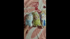 Schoolgirl crafts Labubu dolls from paper and cotton
