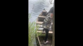 Hilarious boat adventure in Khmelnytskyi, Ukraine