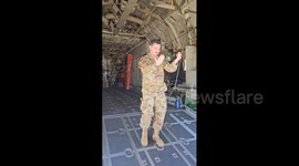 USA: C-130 static display at MO Air Guard career fair
