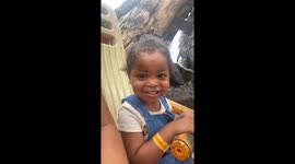 Girl's 1st water-ride experience turns out to be VASTLY DIFFERENT than what she envisioned