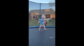 Toddler feels the electricity flowing through his head... LITERALLY!