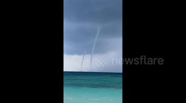 Mexico: Waterspouts Spotted Off Playa Del Carmen Coast