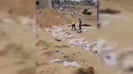 Palestine: 400 bodies discovered in the Nasser Hospital compound in Khan Yunis