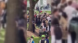 USA: Emory University students in Georgia come out to stand with Gaza