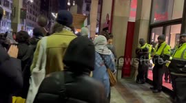 USA: Gaza Solidarity Encampment at Fashion Institute of Technology in NYC