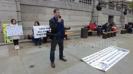 Protest to save our children and stop sexualizing children in London, UK