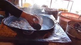 Making sweet dumplings